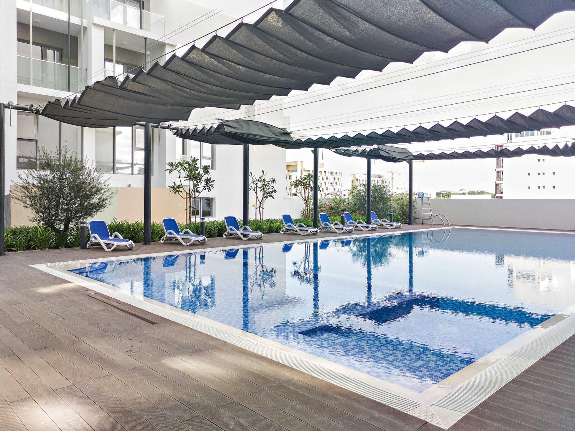 Silkhaus Chic Studio Near Masdar City Park Abu Dhabi Exterior foto